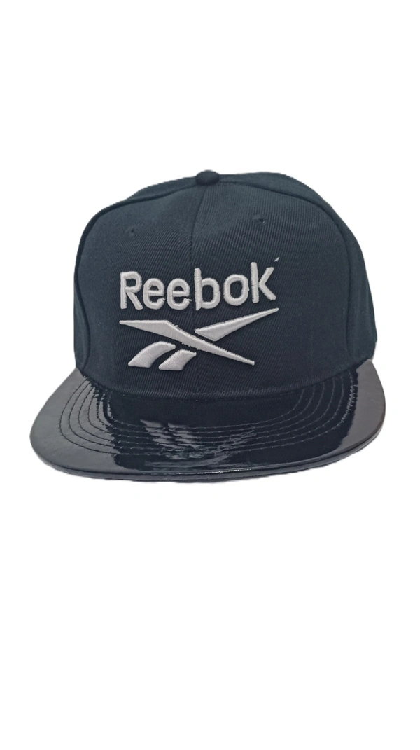 Mens China Imported Embrodary Design Leather Hood Hip-Hop Cap Black Color-Snapback Fitting - 12