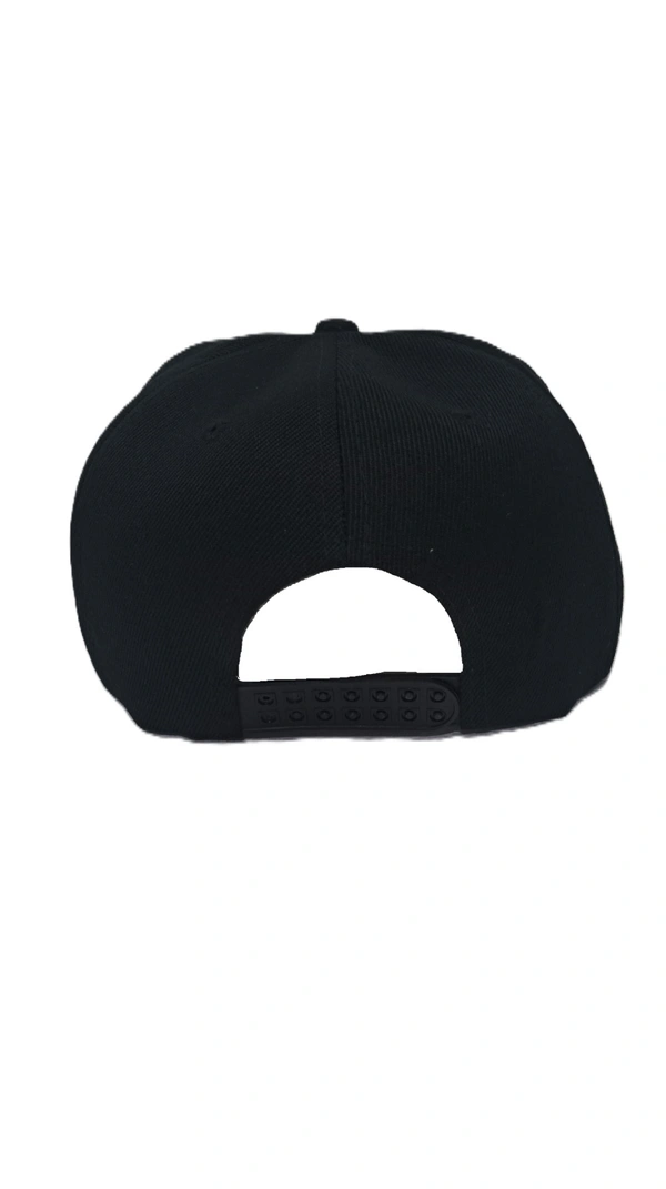 Mens China Imported Embrodary Design Leather Hood Puma Logo Hip-Hop Cap Black Color-Snapback Fitting - 12