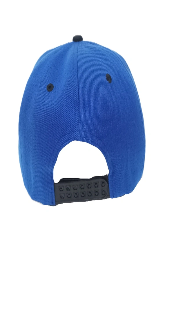 Mens China Imported Embrodary Design Leather Hood Puma Logo Hip-Hop Cap Blue Color-Snapback Fitting - 12