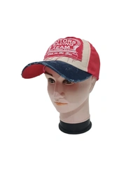 Mens China Imported 100% Cotton Material Stylish Motor Racing Team Cap Mix Color -Buckle  Fitting - 12
