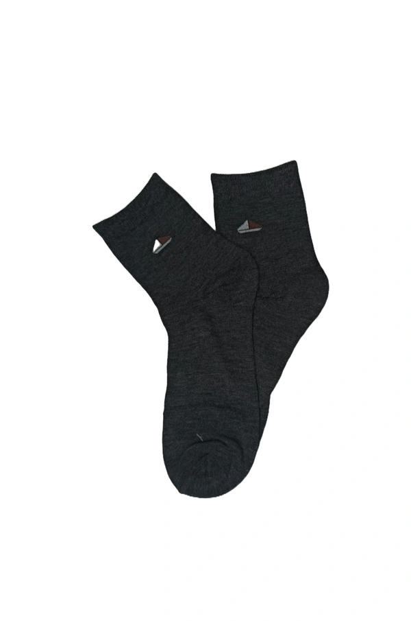 Men Mix Half Length  Cotton   Socks, Mix Color Pack Set Of 10 Pair - 10