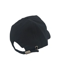 MENS INDIAN FLAXI FIT RUBBER PRINTED LOGO CAPS COLOR - BLACK COLOR PACK FITTING - BUCKLE - FREE, 12