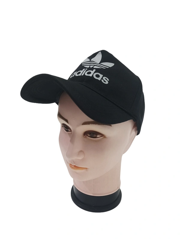 MENS INDIAN FLAXI FIT RUBBER PRINTED LOGO CAPS COLOR - BLACK COLOR PACK FITTING - BUCKLE - FREE, 12