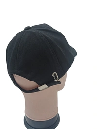 MENS INDIAN FLAXI FIT RUBBER PRINTED LOGO CAPS COLOR - BLACK COLOR PACK FITTING - BUCKLE - FREE, 12