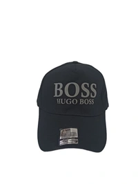 MENS INDIAN FLAXI FIT RUBBER PRINTED LOGO CAPS COLOR - BLACK COLOR PACK FITTING - BUCKLE - FREE, 12