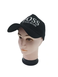 MENS INDIAN FLAXI FIT RUBBER PRINTED LOGO CAPS COLOR - BLACK COLOR PACK FITTING - BUCKLE - FREE, 12