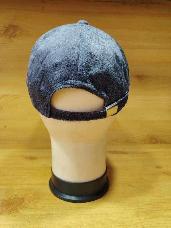 MEN'S EMBRODARY CHAINA IMPORTED VELVET MATERIAL CAP COLOR MIX PACK FITTING STEEL BUCKLE  - FREE SIZE, 12