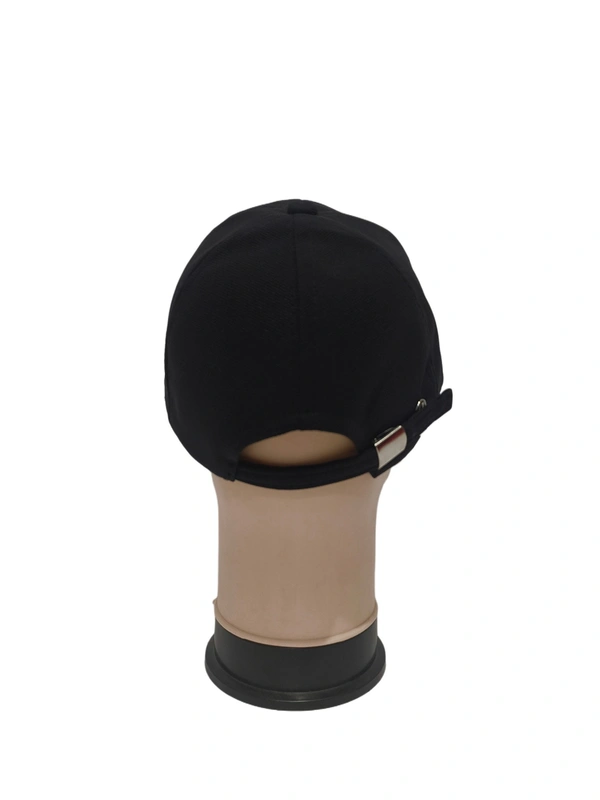 MENS EMBRODRY INDIAN FLAXI FIT MATERIAL CAP COLUR BLACK FITTING STEEL BUCKLE  - FREE, 12