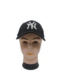 MENS EMBRODRY INDIAN FLAXI FIT MATERIAL CAP COLUR BLACK FITTING STEEL BUCKLE  - FREE, 12