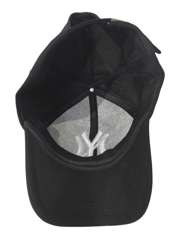 MENS EMBRODRY INDIAN FLAXI FIT MATERIAL CAP COLUR BLACK FITTING STEEL BUCKLE  - FREE, 12