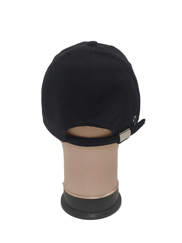 MENS EMBRODARY INDIAN FLAXI FIT MATERIAL CAP BLACK COLUR PACK FITTING STEEL BUCKLE  - FREE, 12
