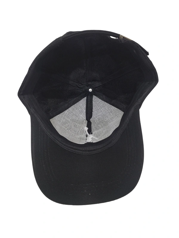 MENS EMBRODARY INDIAN FLAXI FIT MATERIAL CAP BLACK COLUR PACK FITTING STEEL BUCKLE  - FREE, 12
