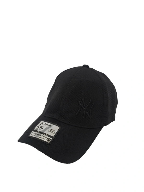 MENS PLAIN FLAXI MATERIAL CAP COLUR -BLACK PACK FITTING -STEEL BUCKLE  - FREE, 12