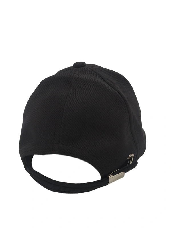 MENS PLAIN FLAXI MATERIAL CAP COLUR -BLACK PACK FITTING -STEEL BUCKLE  - FREE, 12