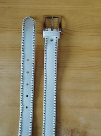 KIDS PU LEATHER  MATERIAL KANTA  BUCKLE WHITE  COLOR BELT SIZE-(30 INCH LENGTH,30MM WIDTH) - SIZE-(30 INCH LENGTH,30MM WIDTH), 6