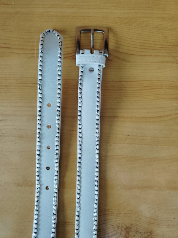 KIDS PU LEATHER  MATERIAL KANTA  BUCKLE WHITE  COLOR BELT SIZE-(30 INCH LENGTH,30MM WIDTH) - SIZE-(30 INCH LENGTH,30MM WIDTH), 6