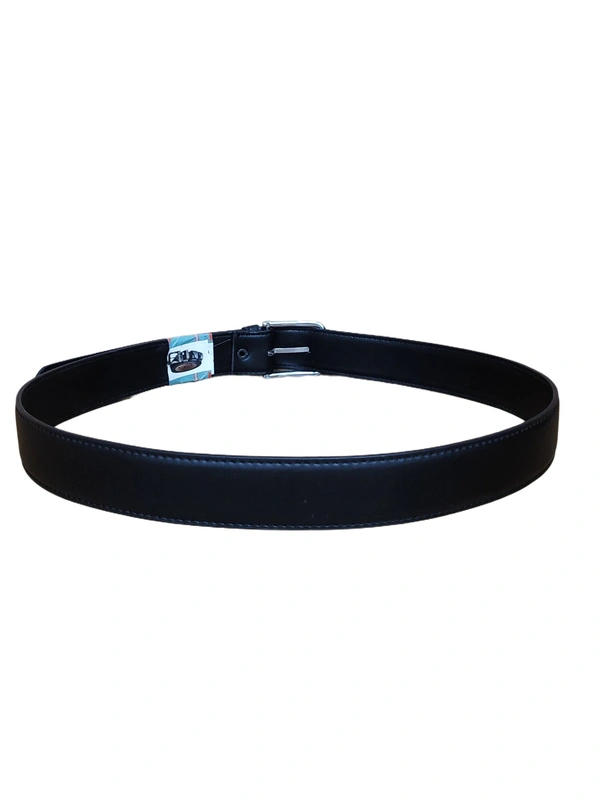 MEN'S PU LEATHER  BLACK COLOR  KANTA  BUCKLE BELT  SIZE-(45 INCH LENGTH,40MM WIDTH) - SIZE-(45 INCH LENGTH,40MM WIDTH), 12