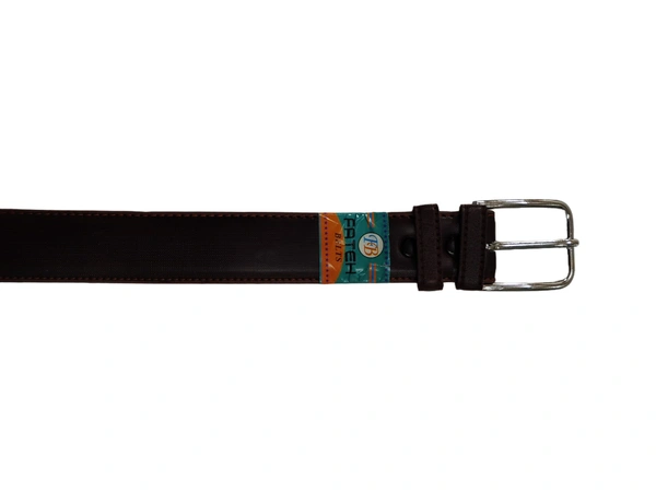 MEN'S PU LEATHER  BROWN COLOR  KANTA  BUCKLE BELT  SIZE-(45 INCH LENGTH,40MM WIDTH) - SIZE-(45 INCH LENGTH,40MM WIDTH), 12