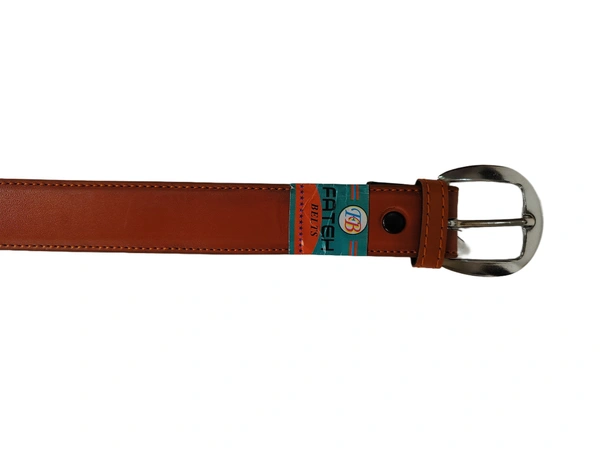 KIDS PU LEATHER  KANTA  BUCKLE TAN  COLOR BELT SIZE-(30 INCH LENGTH,30MM WIDTH) - SIZE-(30 INCH LENGTH,30MM WIDTH), 12