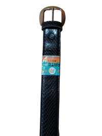 KIDS PU LEATHER  KANTA  BUCKLE BLACK  COLOR BELT SIZE-(30 INCH LENGTH,30MM WIDTH) - SIZE-(30 INCH LENGTH,30MM WIDTH), 12