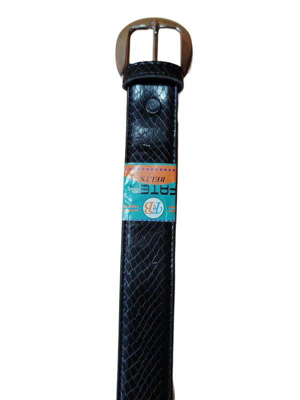 KIDS PU LEATHER  KANTA  BUCKLE BLACK  COLOR BELT SIZE-(30 INCH LENGTH,30MM WIDTH) - SIZE-(30 INCH LENGTH,30MM WIDTH), 12