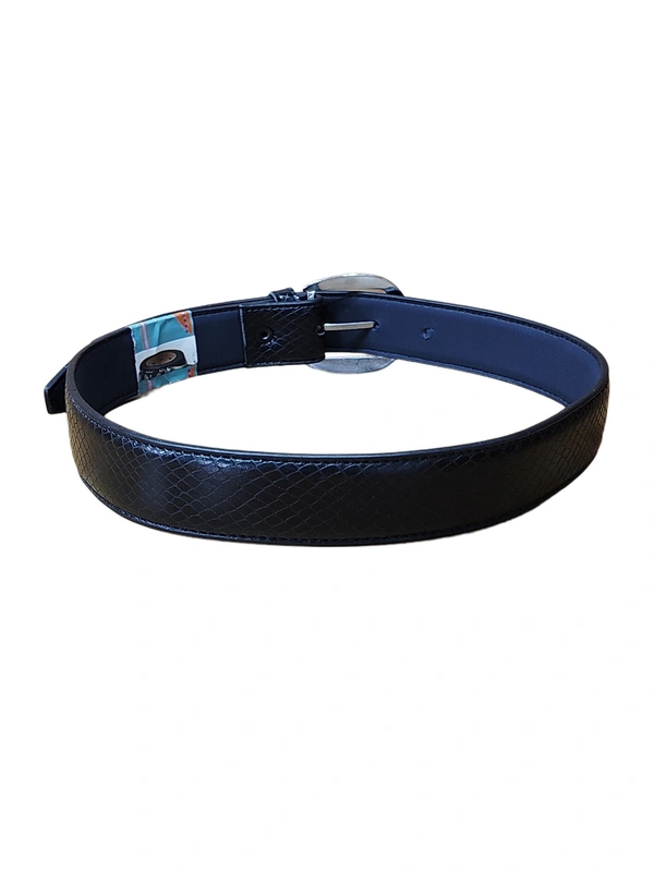KIDS PU LEATHER  KANTA  BUCKLE BLACK  COLOR BELT SIZE-(30 INCH LENGTH,30MM WIDTH) - SIZE-(30 INCH LENGTH,30MM WIDTH), 12