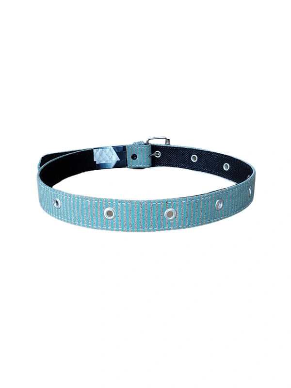 KIDS COTTON MATERIAL ROLLER BUCKLE MIX COLOR BELT SIZE-(30 INCH LENGTH,30MM WIDTH) - SIZE-(30 INCH LENGTH,30MM WIDTH), 12