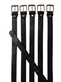 GIRLS AND LADIES LEATHER  BLACK  COLOR  KANTA  BUCKLE BELT  SIZE-(40 INCH LENGTH,30MM WIDTH) - SIZE-(40 INCH LENGTH,30MM WIDTH), 12