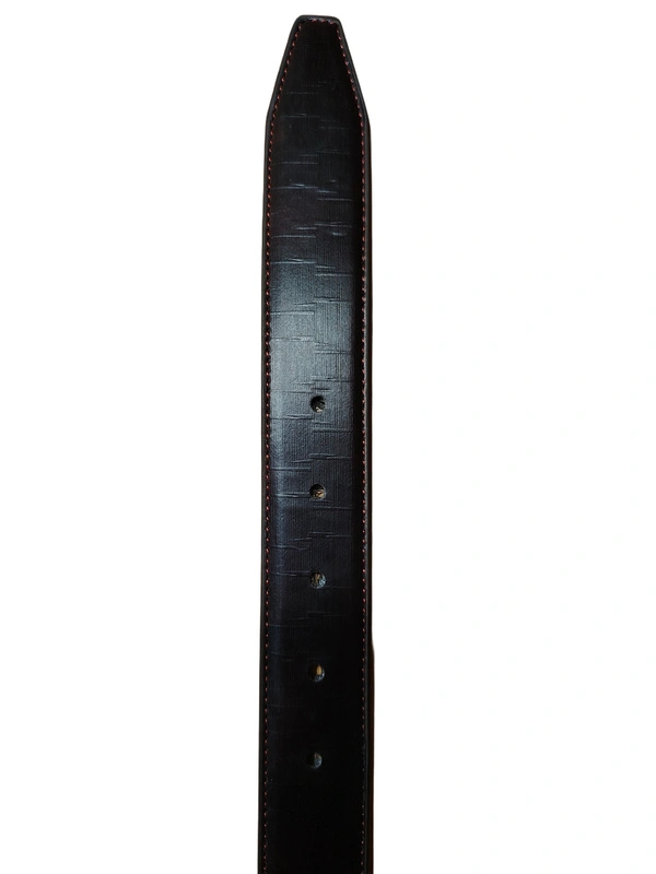 MEN'S PU LEATHER  BROWN  COLOR  KANTA  BUCKLE BELT  SIZE-(45 INCH LENGTH,40MM WIDTH) - SIZE-(45 INCH LENGTH,40MM WIDTH), 6