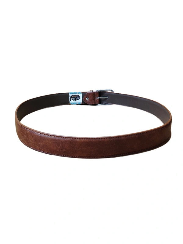 MEN'S PU LEATHER  TAN COLOR  KANTA  BUCKLE BELT  SIZE-(45 INCH LENGTH,40MM WIDTH) - SIZE-(45 INCH LENGTH,40MM WIDTH), 12