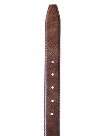 MEN'S PU LEATHER  TAN COLOR  KANTA  BUCKLE BELT  SIZE-(45 INCH LENGTH,40MM WIDTH) - SIZE-(45 INCH LENGTH,40MM WIDTH), 6