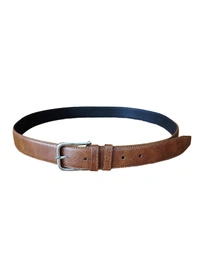 MEN'S PU LEATHER  TAN COLOR  KANTA  BUCKLE BELT  SIZE-(45 INCH LENGTH,40MM WIDTH) - SIZE-(45 INCH LENGTH,40MM WIDTH), 6