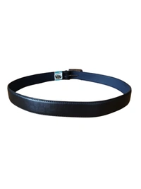 MEN'S PU LEATHER  BLACK  COLOR  PIN HOLE BUCKLE BELT  SIZE-(45 INCH LENGTH,40MM WIDTH) - SIZE-(45 INCH LENGTH,40MM WIDTH), 6