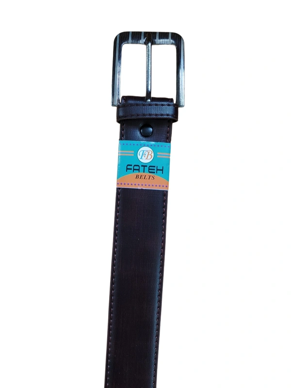 MEN'S PU LEATHER  MIX  COLOR  PIN HOLE BUCKLE BELT  SIZE-(45 INCH LENGTH,40MM WIDTH) - SIZE-(45 INCH LENGTH,40MM WIDTH), 6
