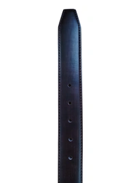 MEN'S PU LEATHER  MIX  COLOR  PIN HOLE BUCKLE BELT  SIZE-(45 INCH LENGTH,40MM WIDTH) - SIZE-(45 INCH LENGTH,40MM WIDTH), 6