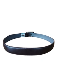 MEN'S PU LEATHER  MIX  COLOR  PIN HOLE BUCKLE BELT  SIZE-(45 INCH LENGTH,40MM WIDTH) - SIZE-(45 INCH LENGTH,40MM WIDTH), 6