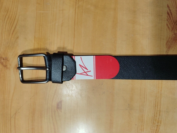 MEN'S CHINA IMPORTED PU LEATHER MIX  COLOR  PIN HOLE BUCKLE BELT  SIZE-(45 INCH LENGTH,40MM WIDTH) - SIZE-(45 INCH LENGTH,40MM WIDTH), 6