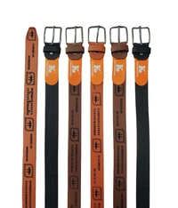 MEN'S CHINA IMPORTED PU LEATHER MIX  COLOR  PIN HOLE BUCKLE BELT  SIZE-(45 INCH LENGTH,40MM WIDTH) - SIZE-(45 INCH LENGTH,40MM WIDTH), 6