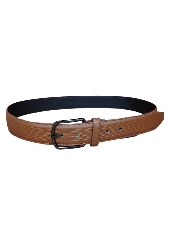 MEN'S CHINA IMPORTED PU LEATHER MIX  COLOR  PIN HOLE BUCKLE BELT  SIZE-(45 INCH LENGTH,40MM WIDTH) - SIZE-(45 INCH LENGTH,40MM WIDTH), 6