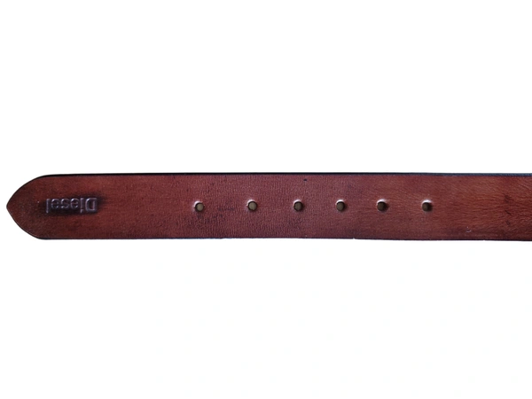 40 MM MEN GENUINE LEATHER TAN COLOR BELT SIZE 42-52(6 SIZE) - FREE SIZE, 6