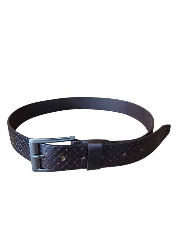 35 MM P2C DESIGN MEN GENUINE LEATHER BROWN COLOR BELT SIZE-42-52(6 SIZE) - FREE SIZE, 6