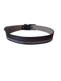 40 MM MENS GENUINE LEATHER BROWN COLOR BELT SIZE-42-52-(6 SIZE) - FREE SIZE, 6