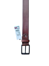 40 MM MENS GENUINE LEATHER BROWN COLOR BELT SIZE -42-52-(6 SIZE) - FREE SIZE, 6