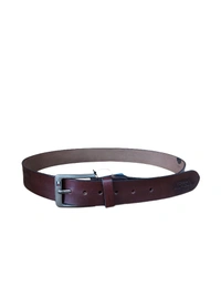 40MM MENS GENUINE LEATHER BROWN COLOR BELT SIZE -42-52-(6 SIZE) - FREE SIZE, 6