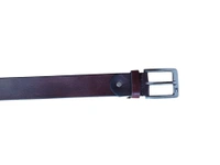 40MM MENS GENUINE LEATHER BROWN COLOR BELT SIZE -42-52-(6 SIZE) - FREE SIZE, 6