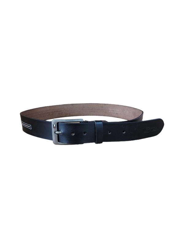 40MM P2C DESING MEN GENUINE LEATHER BLACK COLOR BELT SIZE -42-52(6 SIZE) - FREE SIZE, 6