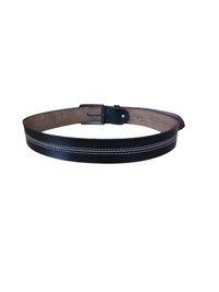 40MM P2C DESING MEN GENUINE LEATHER BLACK COLOR BELT SIZE -42-52(6 SIZE) - FREE SIZE, 6