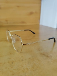 MENS STEEL METAL FRAME WHITE LENS SIDE LOGO PRINTED STYLISH MULTI DESIGN SUNGLASSES  - FREE SIZE, 12