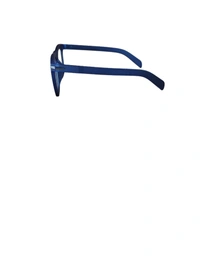 MENS BLACK RUBBER FRAME SIDE LOGO PRINTED CLEAR ARC LENS WAYFARER SUNGLASSES - FREE SIZE, 12