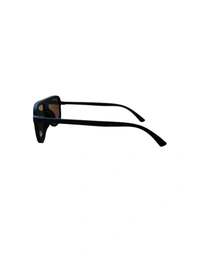 MEN'S RUBBER FRAME MIX COLOR SUNGLASES WITH SIDE LOGO PRINTED  - FREE SIZE, 12
